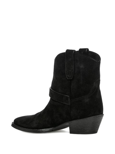 Saint Laurent West buckled boots - Black