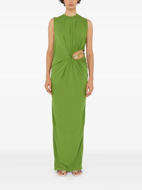 Christopher Esber Encased cut-out twisted maxi dress - Green