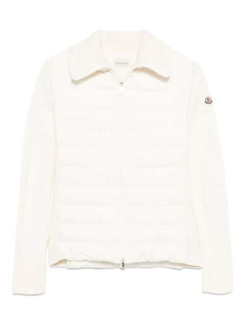 Moncler quilted knitted jacket - Neutrals - zdjęcie produktu nr 1