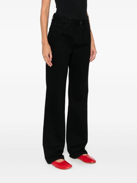 The Row Carlyl five-pocket jeans - Black