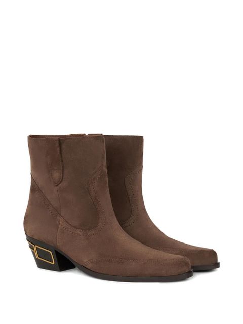 ETRO 45mm suede ankle boots - Brown - zdjęcie produktu nr 2