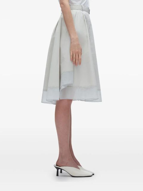 3.1 Phillip Lim belted layered skirt - Neutrals