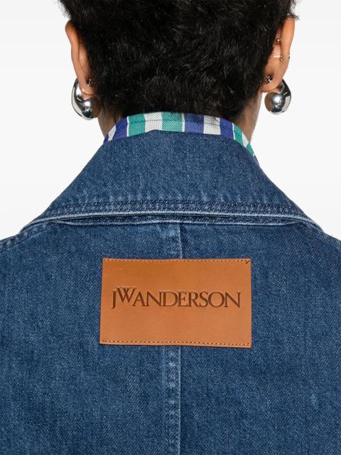 JW Anderson double-breasted denim blazer - Blue