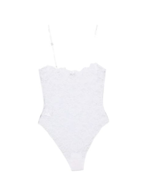 Oséree lace-embroidered underwired body - White - zdjęcie produktu nr 2