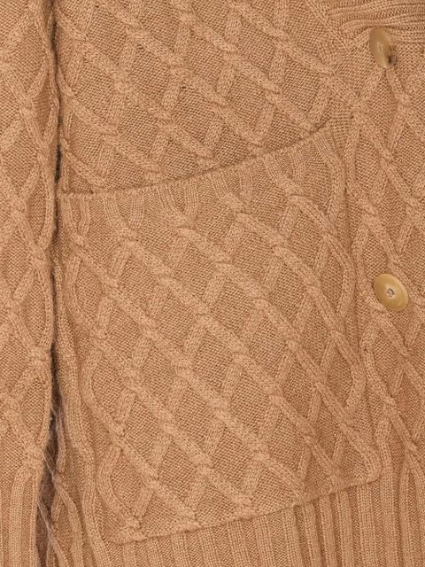 Max Mara Mirca double-breasted cardigan - Brown