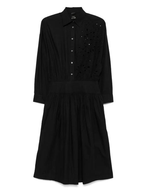 PINKO cotton midi dress - Black - zdjęcie produktu nr 1