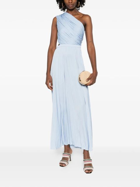 Maje cut-out one-shoulder midi dress - Blue - zdjęcie produktu nr 2