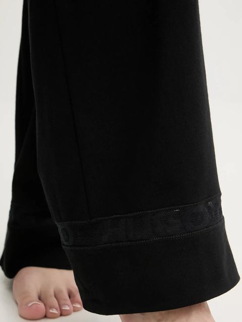 HUGO piżama MESH LOGO LONG SET