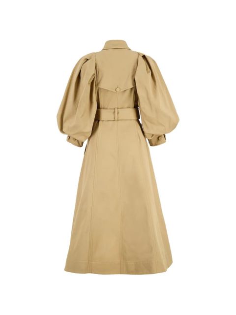 Gabriela Hearst Aeon puff-sleeve trench coat - Neutrals - zdjęcie produktu nr 2