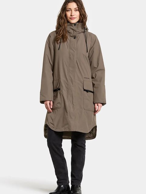 Didriksons parka AIKO kolor brązowy zimowa 505928 - zdjęcie produktu nr 1