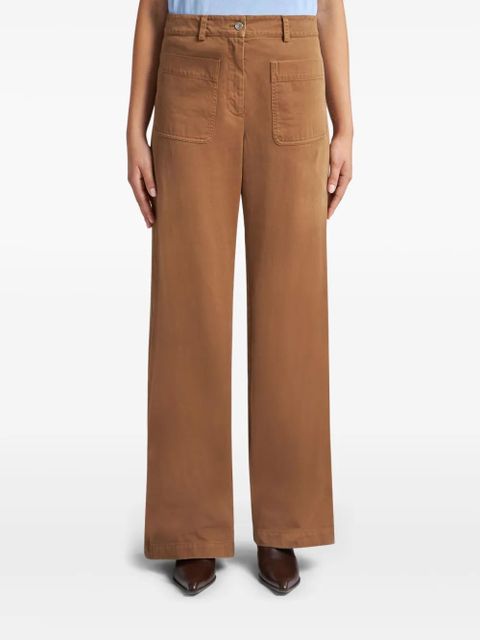 ETRO wide-leg trousers - Brown