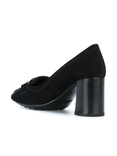 Tod's Double T fringed pumps - Black
