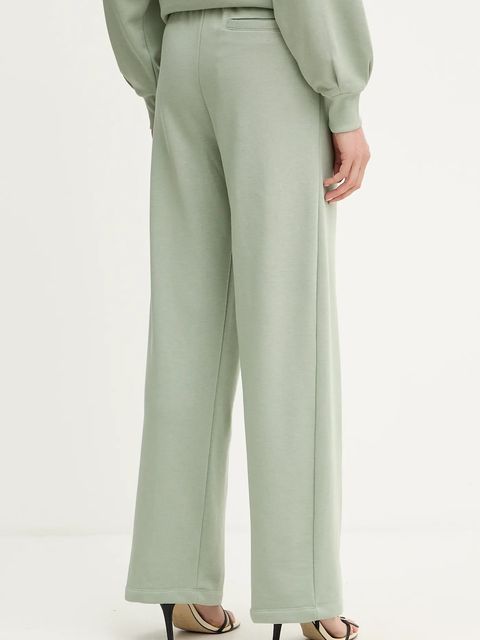 Silvian Heach spodnie dresowe MOUJANE kolor zielony gładkie GPA25050PA