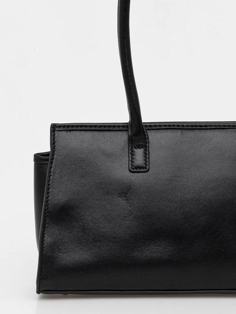 Marciano by Guess torebka skórzana kolor czarny 5BGZ22 7415A