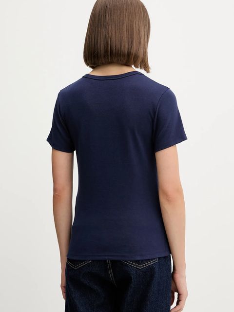 HUGO t-shirt damski kolor granatowy 50512002