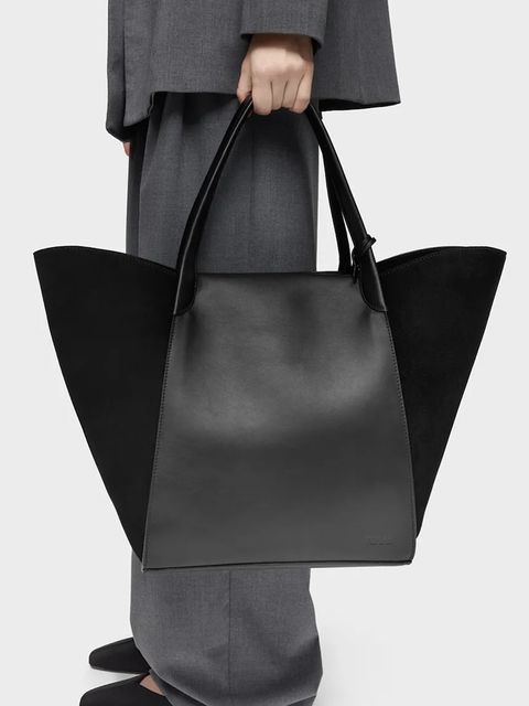 Tous torebka skórzana TULIP kolor czarny 2002301451