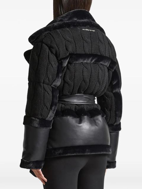 Manière De Voir Tara belted jacket - Black