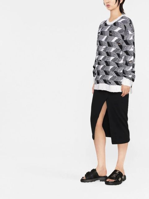 Missoni woven-knit jumper - White