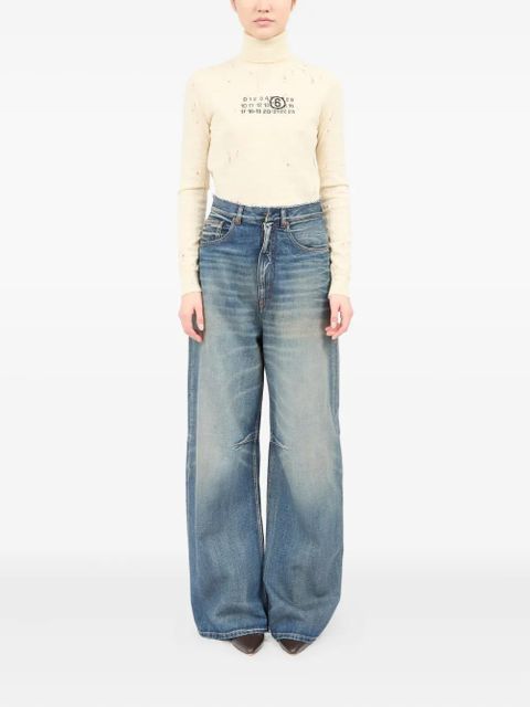 MM6 Maison Margiela wide-leg jeans - Blue