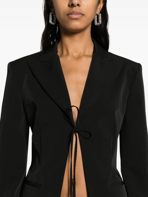 Blumarine Monopetto single-breasted blazer - Black