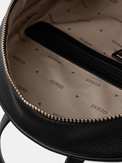Guess plecak MANHATTAN damski kolor czarny mały gładki HWBG71 18330