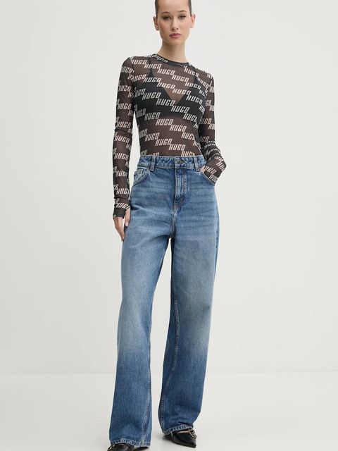 HUGO Blue jeansy damskie high waist 50533913 - zdjęcie produktu nr 2