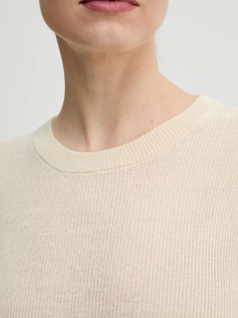 Day Birger et Mikkelsen sweter z domieszką lnu Teran damski kolor beżowy lekki DAY65243760