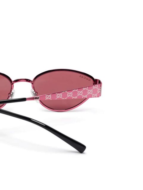 Gucci Eyewear oval-frame sunglasses - Pink
