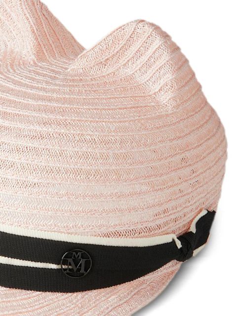 Maison Michel Jamie strap-detail hat - Pink - zdjęcie produktu nr 2