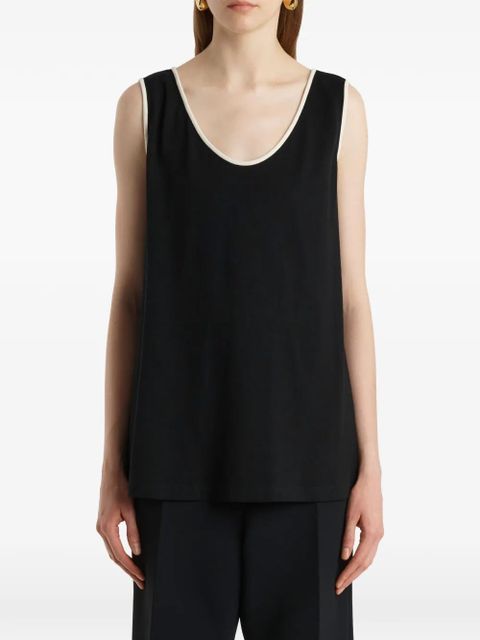 KHAITE Longo top - Black