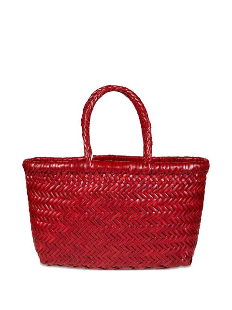 DRAGON DIFFUSION small woven tote bag - Red - zdjęcie produktu nr 2