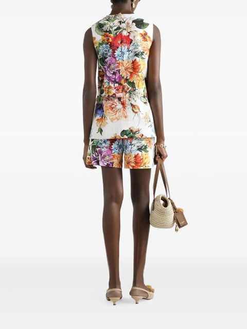 Dolce & Gabbana floral-print blouse - White