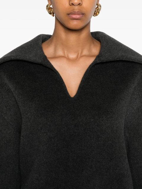 Nanushka oversize-collar sweater - Grey