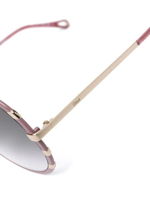 Chloé Eyewear round frame sunglasses - Pink