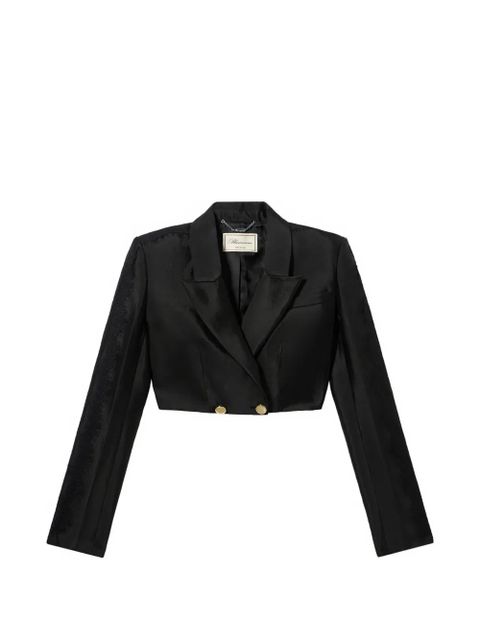 Blumarine diagonal lace jacket - Black - zdjęcie produktu nr 1