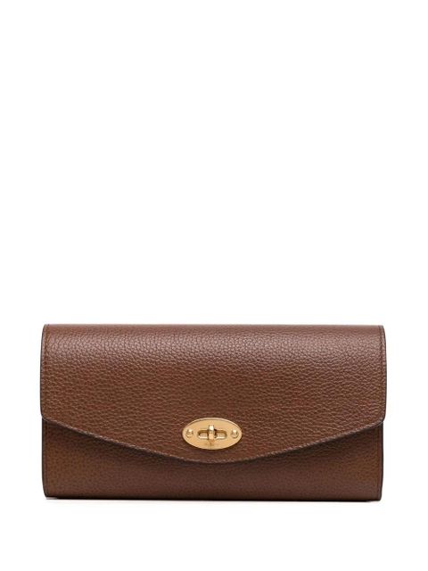 Mulberry grained-leather twist-lock purse - Brown - zdjęcie produktu nr 1