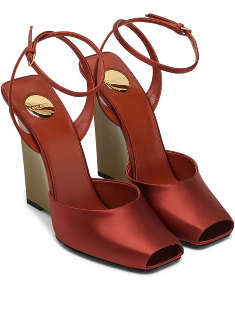 Saint Laurent 110mm La Scandale sandals - Red - zdjęcie produktu nr 1