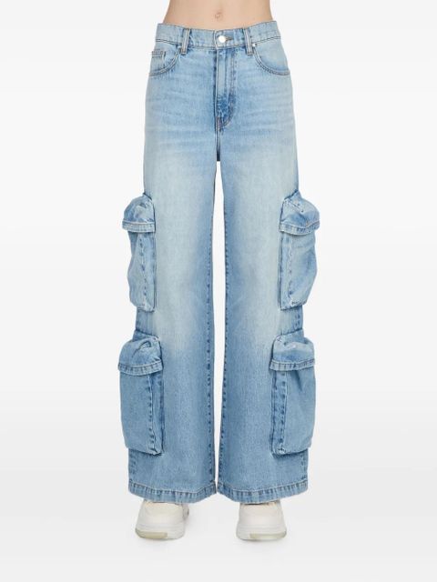 AMIRI multi-pocket wide-leg jeans - Blue - zdjęcie produktu nr 1