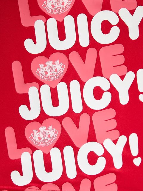 Juicy Couture piżama damska kolor czerwony JCYPT126852