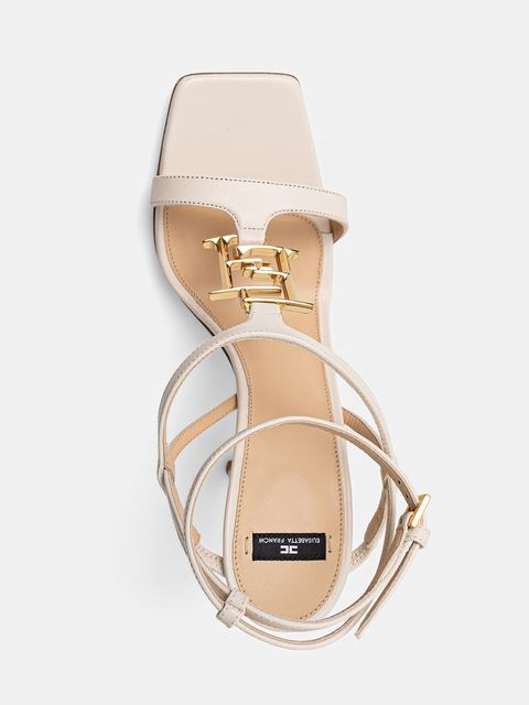 Elisabetta Franchi sandały skórzane