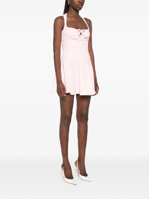 MISBHV bow-embellishment mini dress - Pink