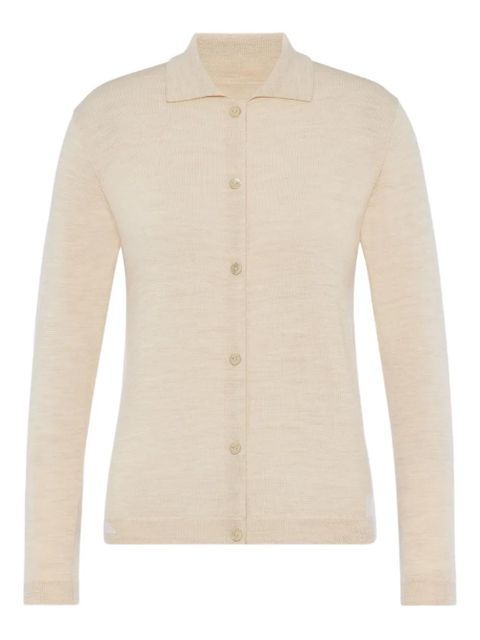 Maison Margiela fine-knit cardigan - Neutrals - zdjęcie produktu nr 1