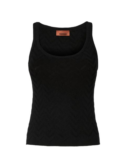 Missoni lamé tank top - Black - zdjęcie produktu nr 1