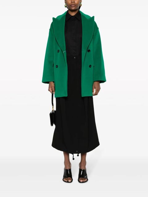 Max Mara long-sleeve stretch-cotton shirt - Black