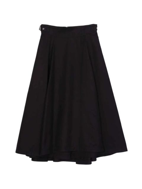 3.1 Phillip Lim belted A-line midi skirt - Black - zdjęcie produktu nr 1