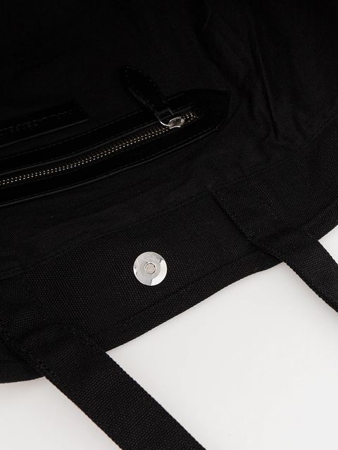 Karl Lagerfeld torebka bawełniana K/ESSENTIAL kolor czarny B1W50050