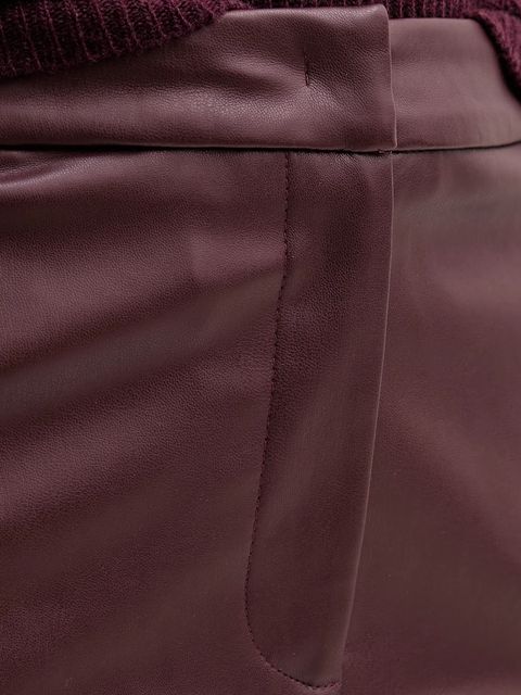 Sandro Ferrone spódnica kolor bordowy midi prosta S15YBFRIBES