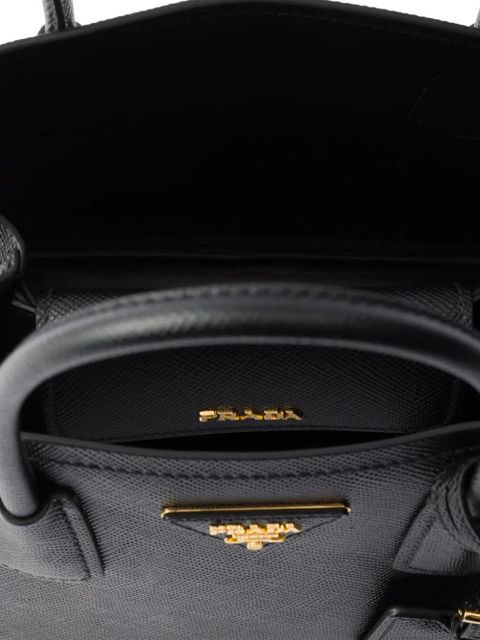 Prada Double small Saffiano leather bag - Black