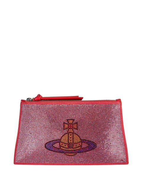 Vivienne Westwood zip-fastening clutch bag - Red - zdjęcie produktu nr 1