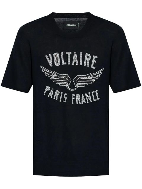 Zadig&Voltaire Walk Voltaire Wings T-shirt - Black - zdjęcie produktu nr 1